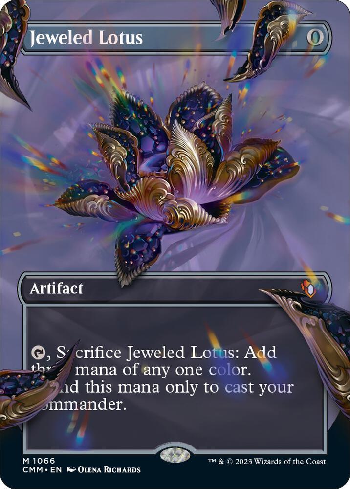 Jeweled Lotus (Textured Foil) #1066