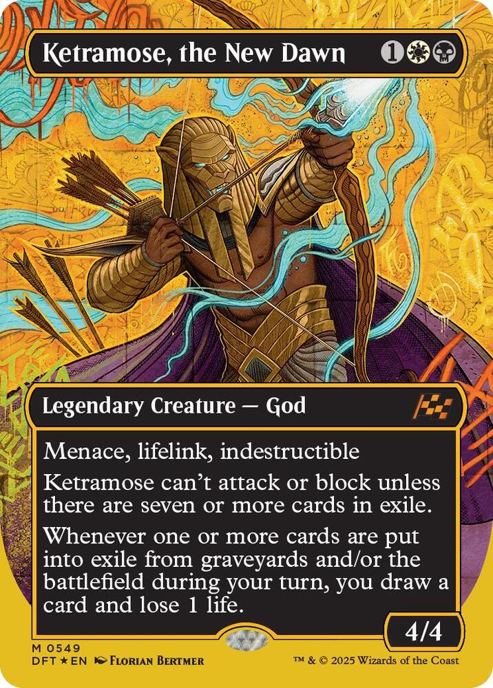 Ketramose, the New Dawn (Borderless) (First Place Foil) #549