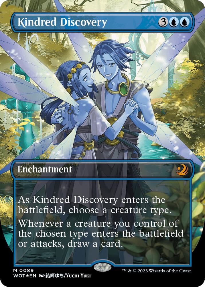 Kindred Discovery (Anime Borderless) (Confetti Foil) Wilds of Eldraine