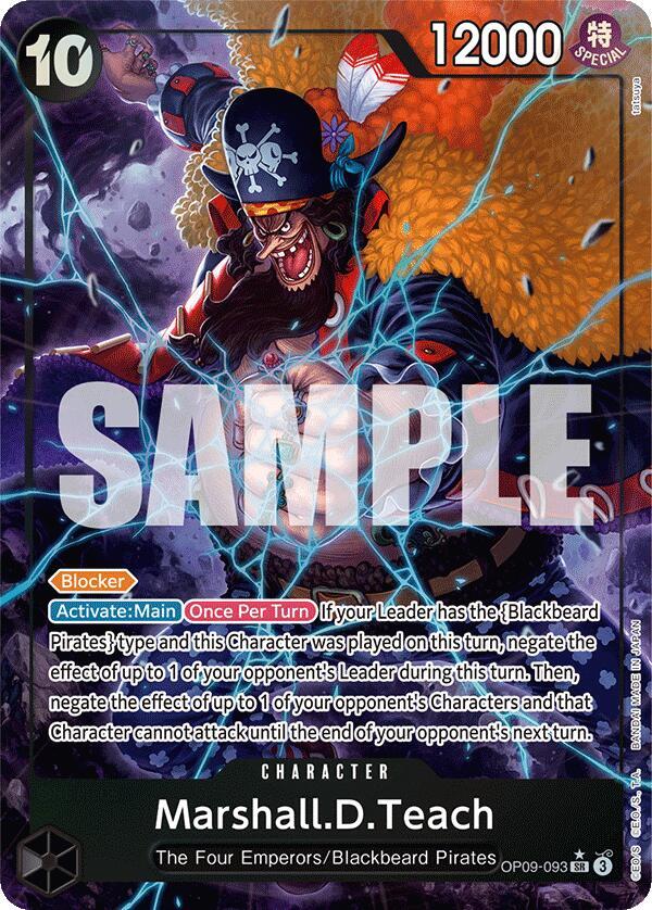 Marshall.D.Teach (Alternate Art) #OP09 093