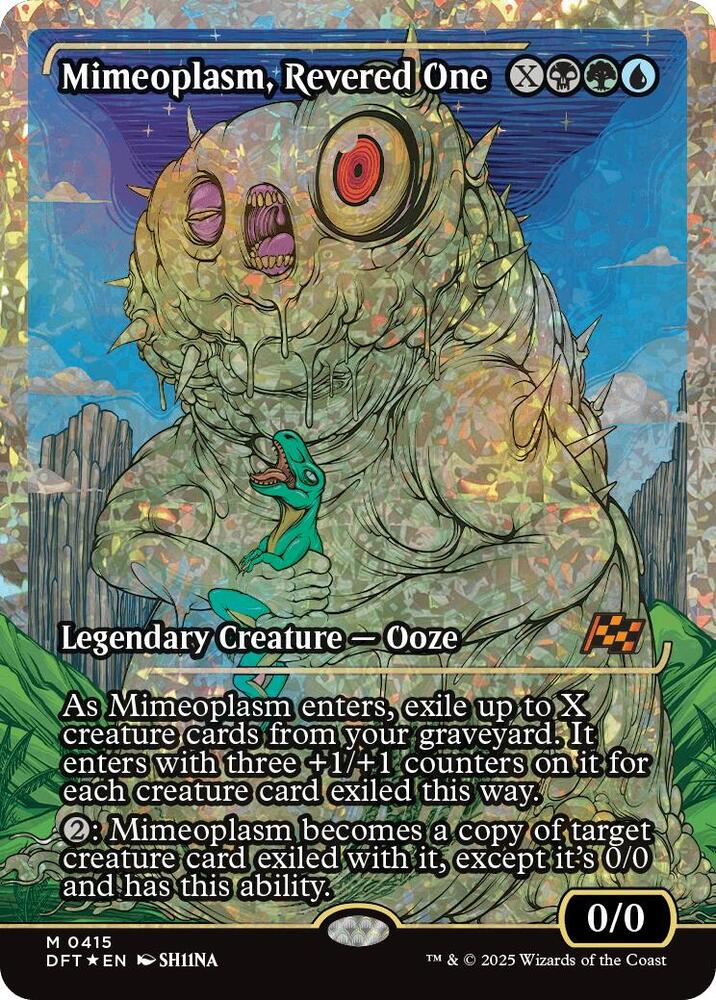 Mimeoplasm, Revered One (Showcase) (Fracture Foil) #415