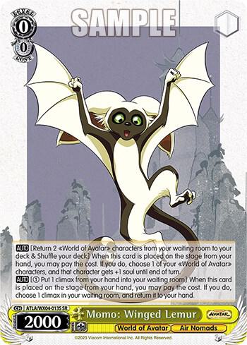 Momo Winged Lemur (SR) Weiss Schwarz