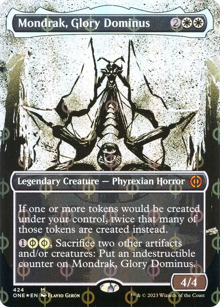 Mondrak, Glory Dominus (Showcase) (Step and Compleat Foil) #424