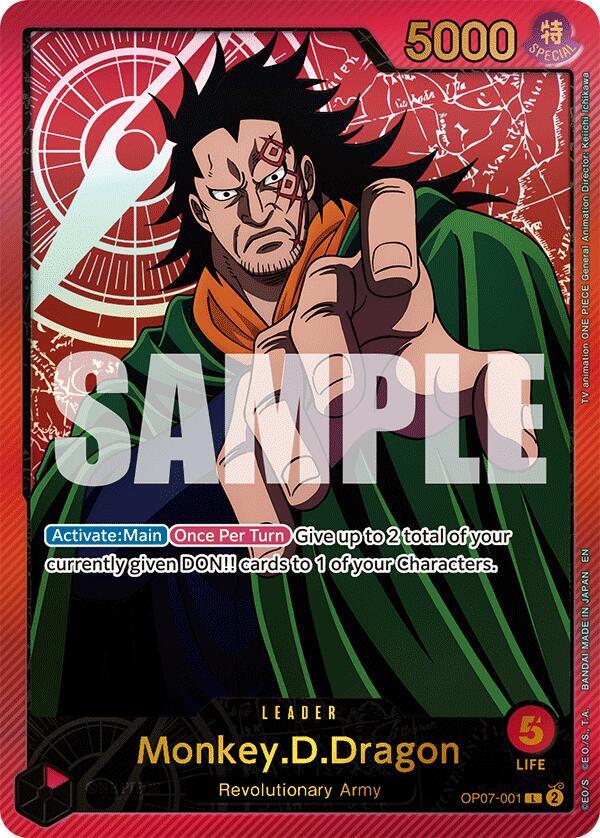 Monkey.D.Dragon Leader (SP) #OP07 001