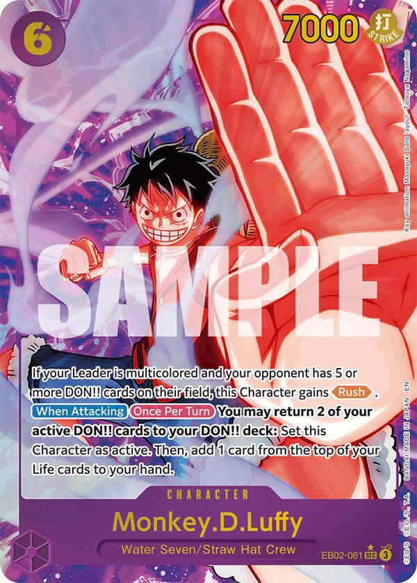 Monkey.D.Luffy (Alternate Art) #EB02 061