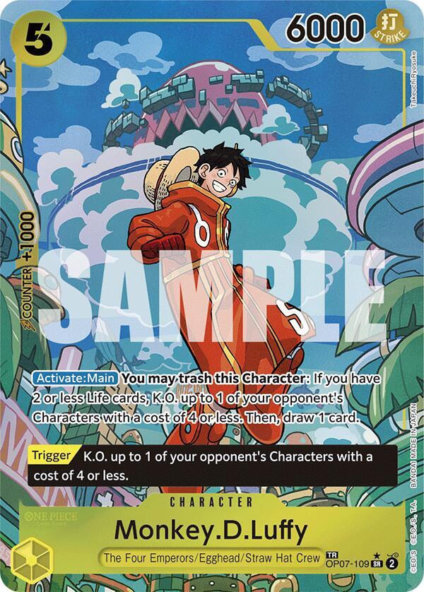 Monkey.D.Luffy (TR) #OP07 109