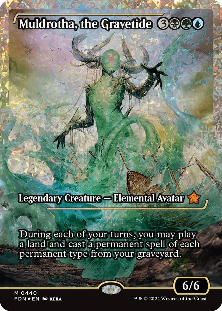 Muldrotha, the Gravetide (Showcase) (Fracture Foil) Foundations