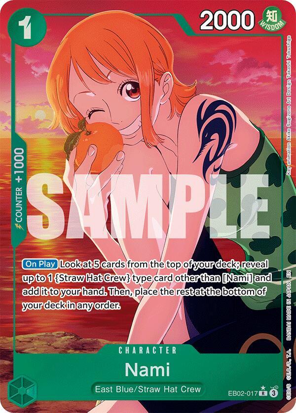 Nami (Alternate Art) #EB02 017