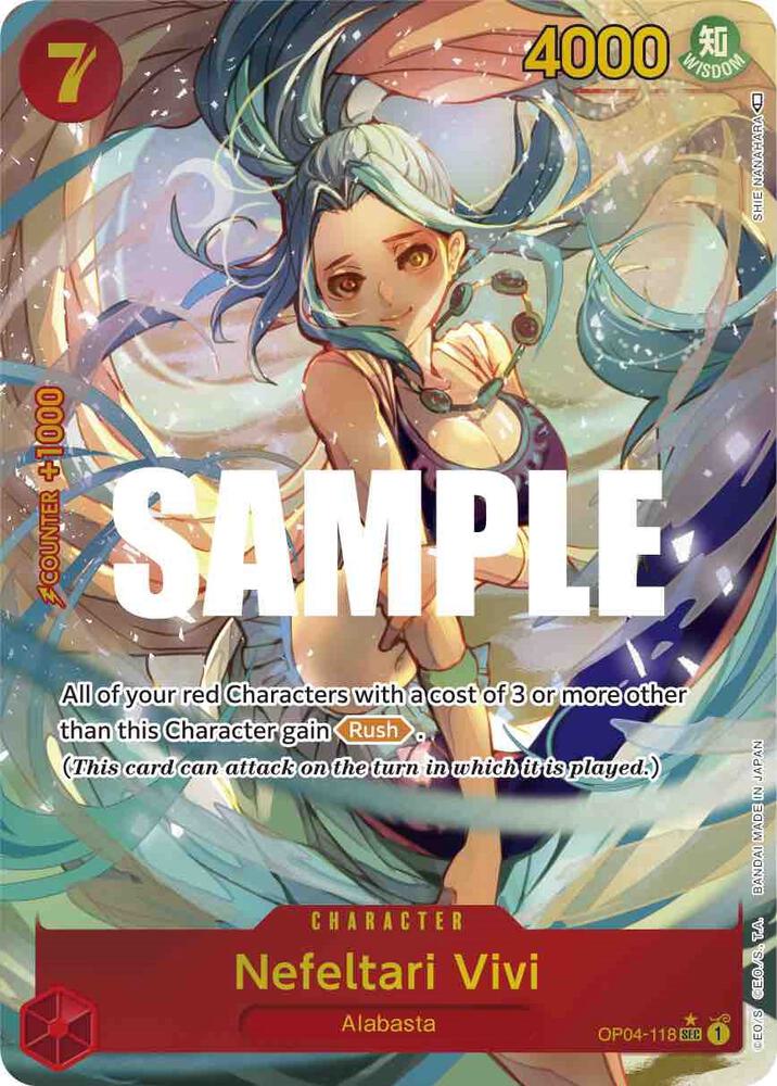 Nefeltari Vivi (Alternate Art) #OP04 118 Kingdoms of Intrigue