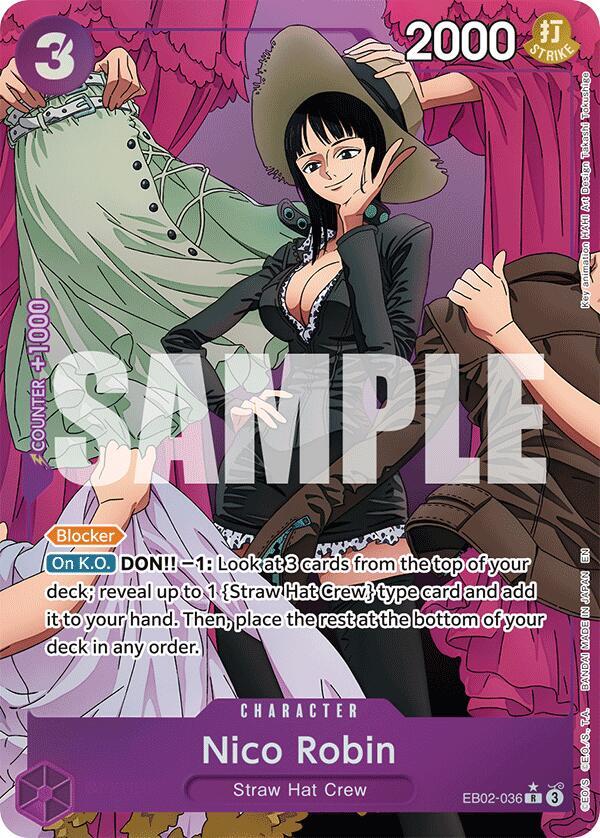 Nico Robin (Alternate Art) #EB02 036