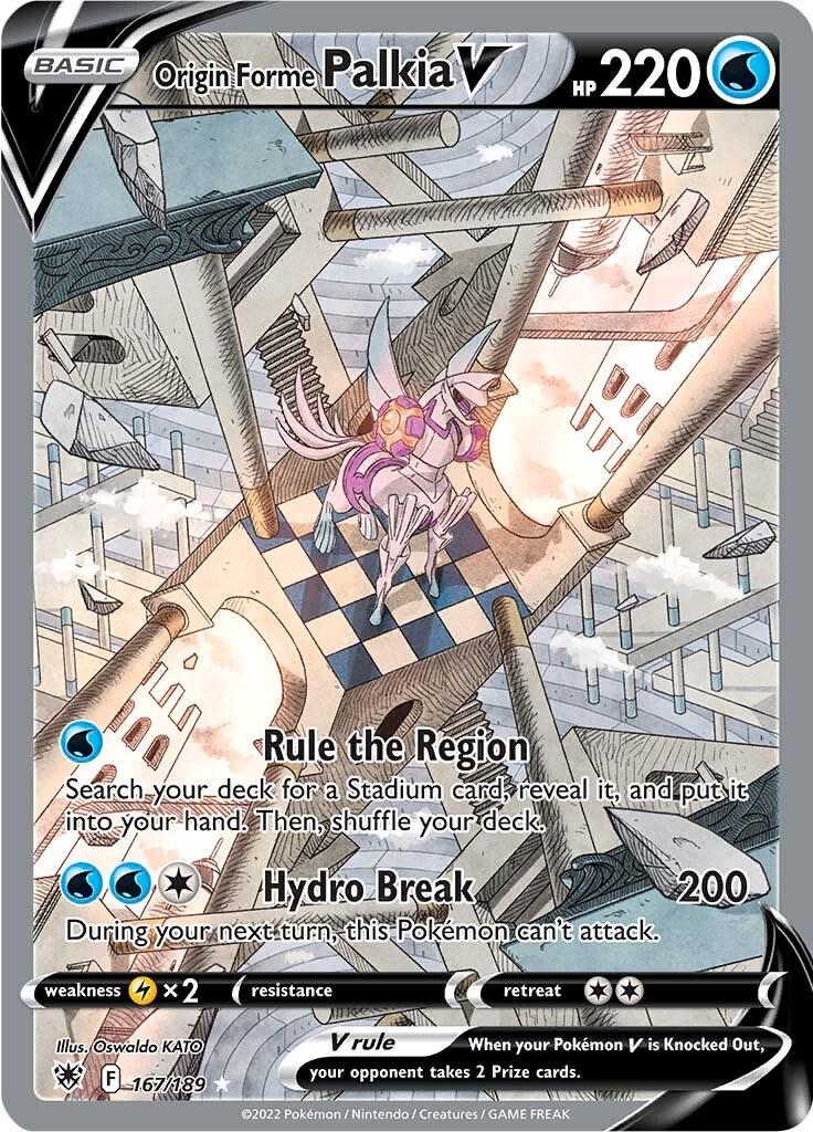 Origin Forme Palkia V Alternate Art