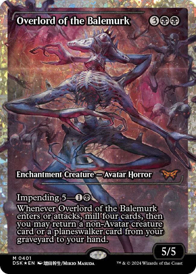 Overlord of the Balemurk #401 (Showcase) (Fractrue Foil)