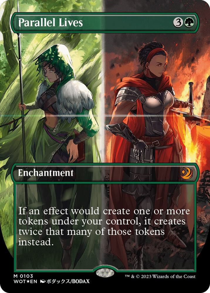 Parallel Lives (Anime Borderless) (Confetti Foil) Wilds of Eldraine