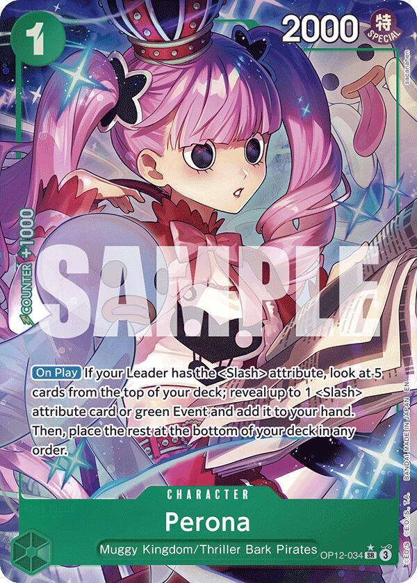Perona (Alternate Art) #OP12 034