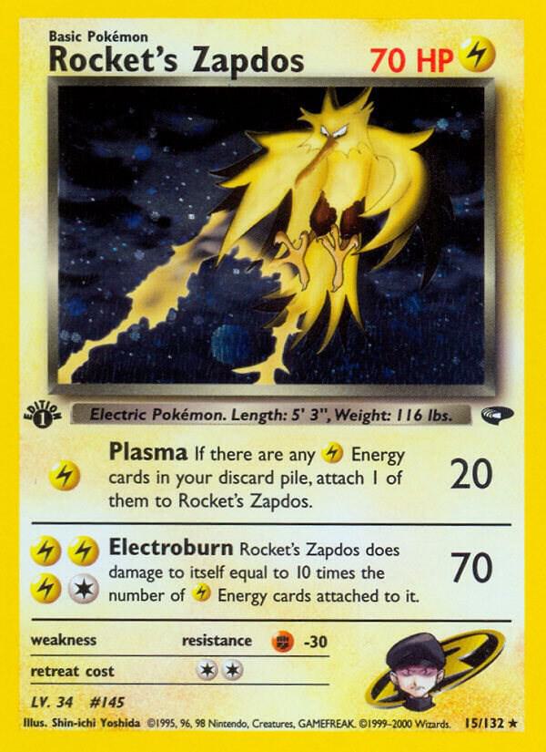 Rocket's Zapdos #015