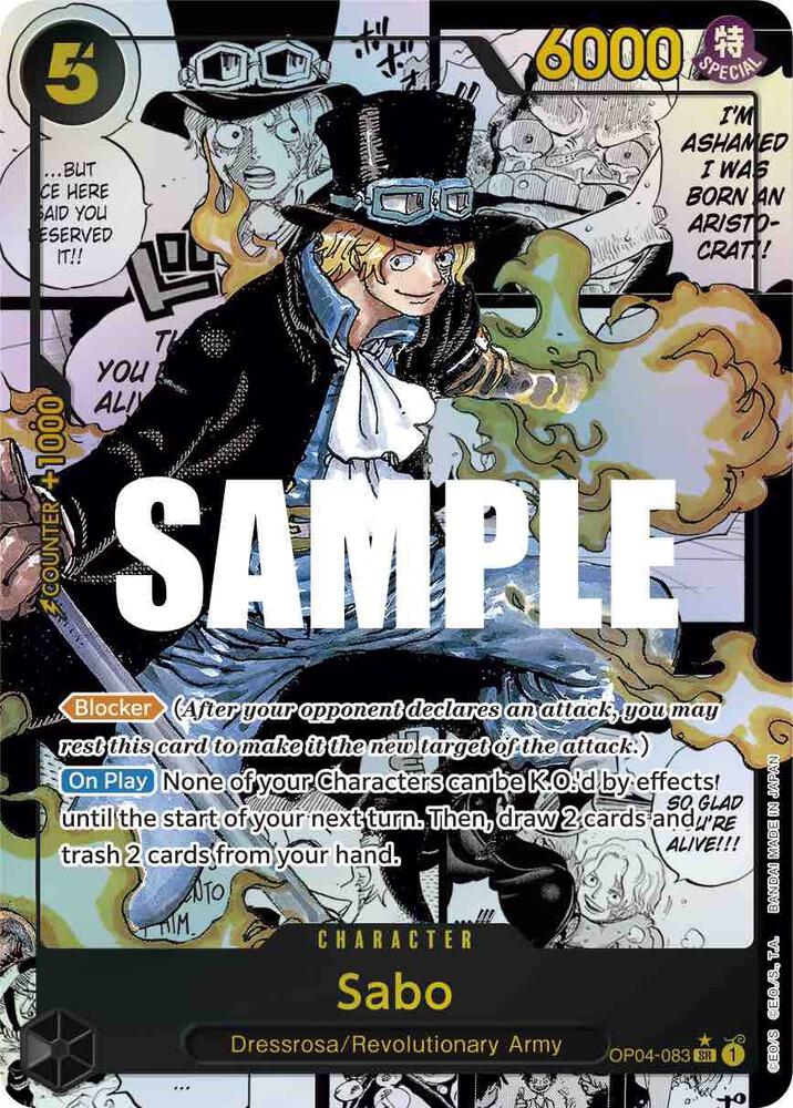 Sabo (Alternate Art) (Manga) #OP04 083