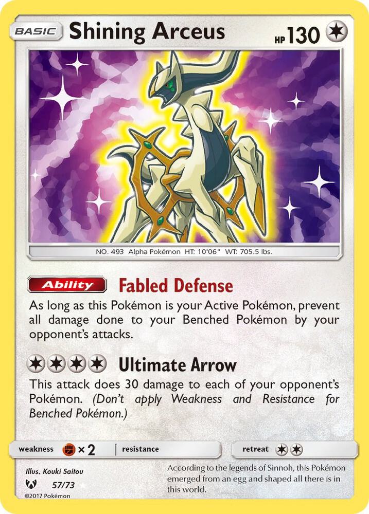 Shining Arceus #57 (Shining Legends)