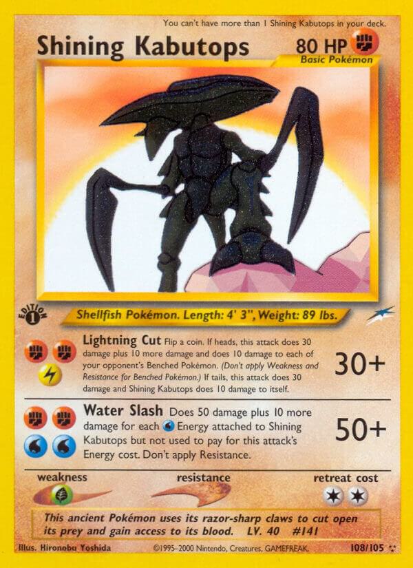 Shining Kabutops Neo Destiny