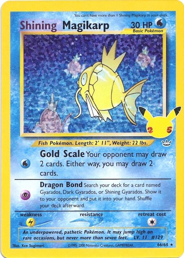 Shining Magikarp Celebrations Classic Collection