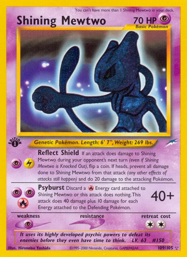 Shining Mewtwo Neo Destiny