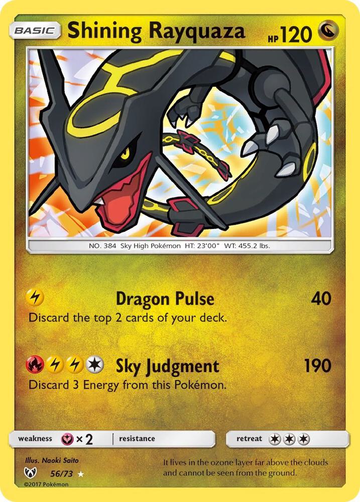 Shining Rayquaza #56 (Shining Legends)