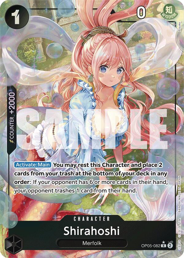 Shirahoshi (Alternate Art) #OP05 082 (Premium Booster The Best )