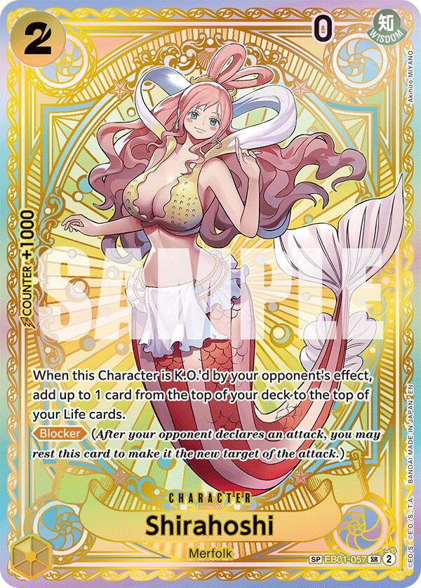 Shirahoshi #EB01 057 (A Fist of Divine Speed)