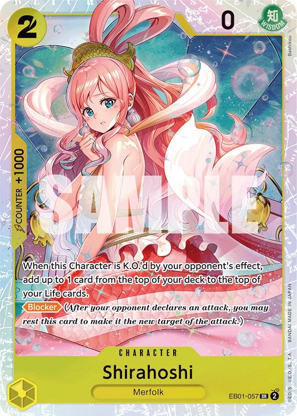 Shirahoshi #EB01 057 (Extra Booster Memorial Collection)
