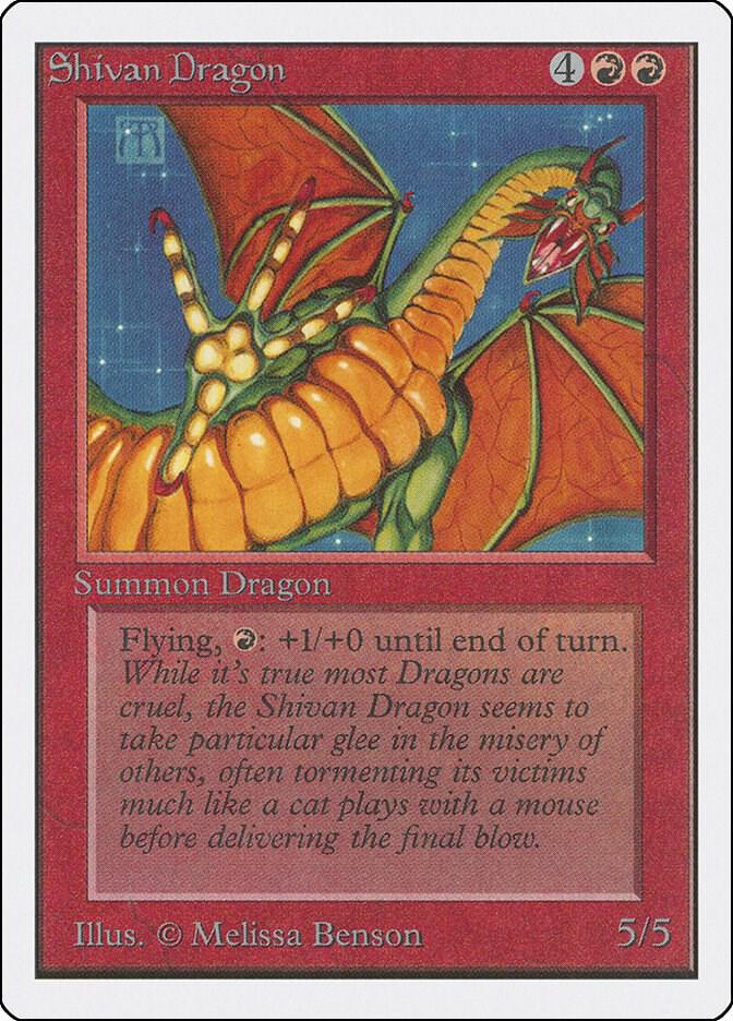 Shivan Dragon Unlimited Edition