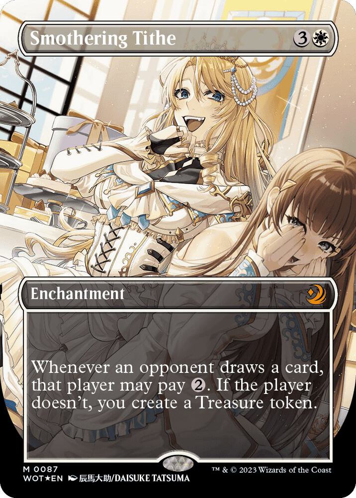 Smothering Tithe (Anime Borderless) (Confetti Foil) Wilds of Eldraine