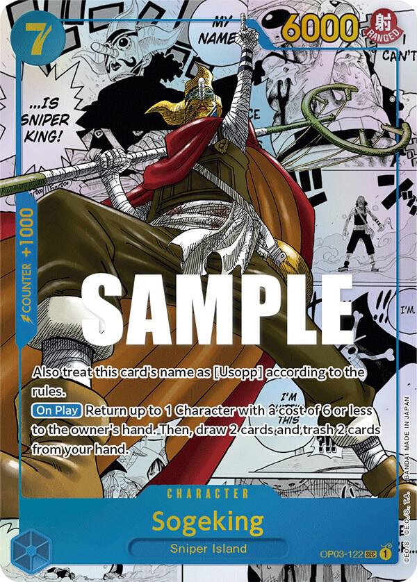 Sogeking (Alternate Art) (Manga) #OP03 122 Pillars of Strength