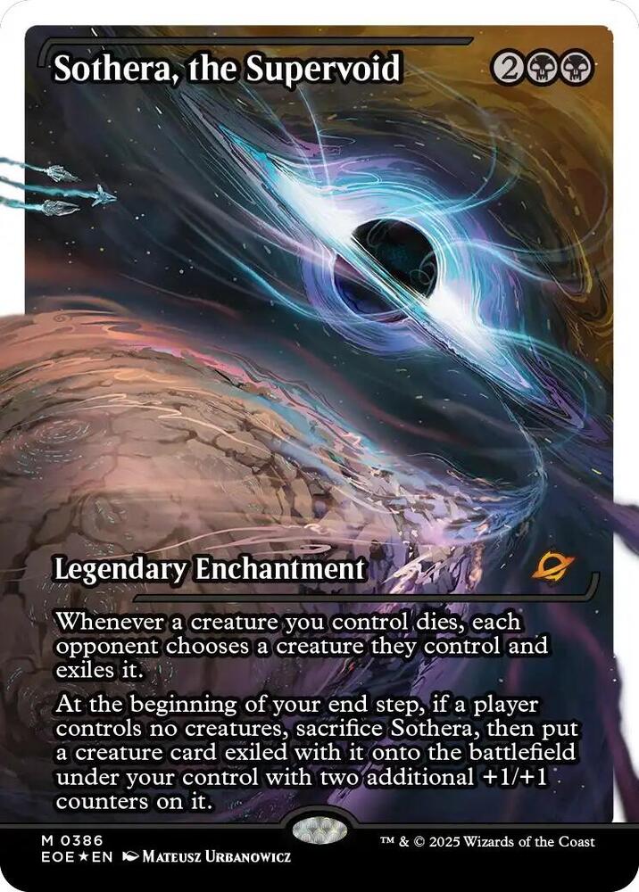 Sothera, the Supervoid #386 (Showcase) (Fracture Foil)