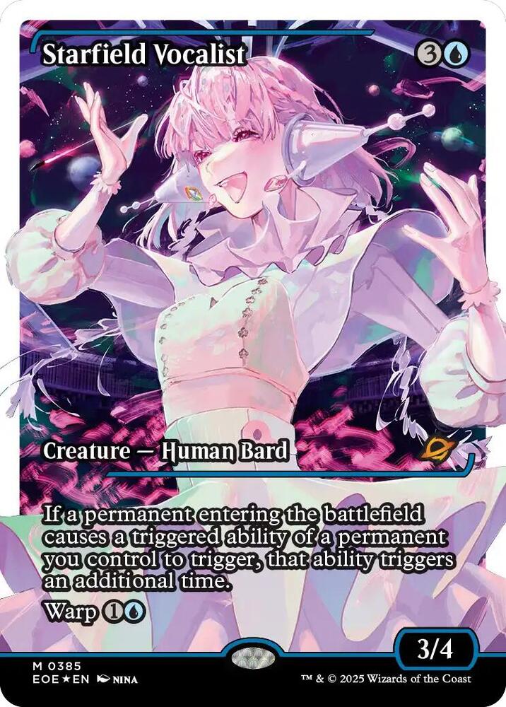 Starfield Vocalist #385 (Showcase) (Fracture Foil)