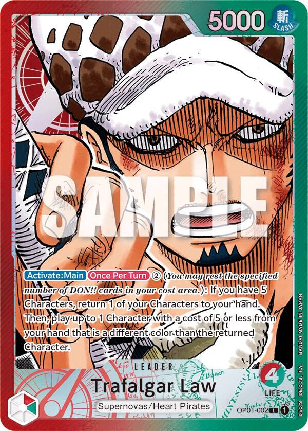 Trafalgar Law Leader (Parallel) #OP01 002
