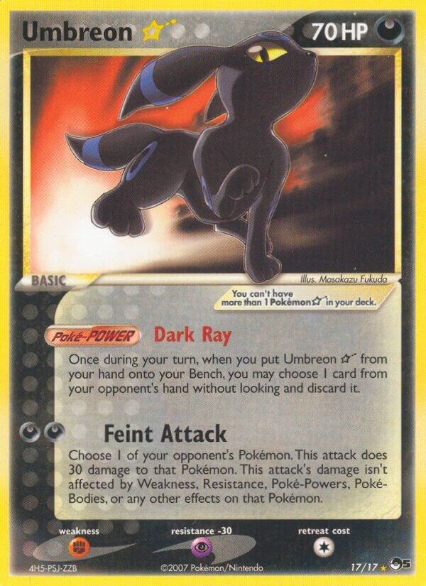 Umbreon Star #17 POP Series 5