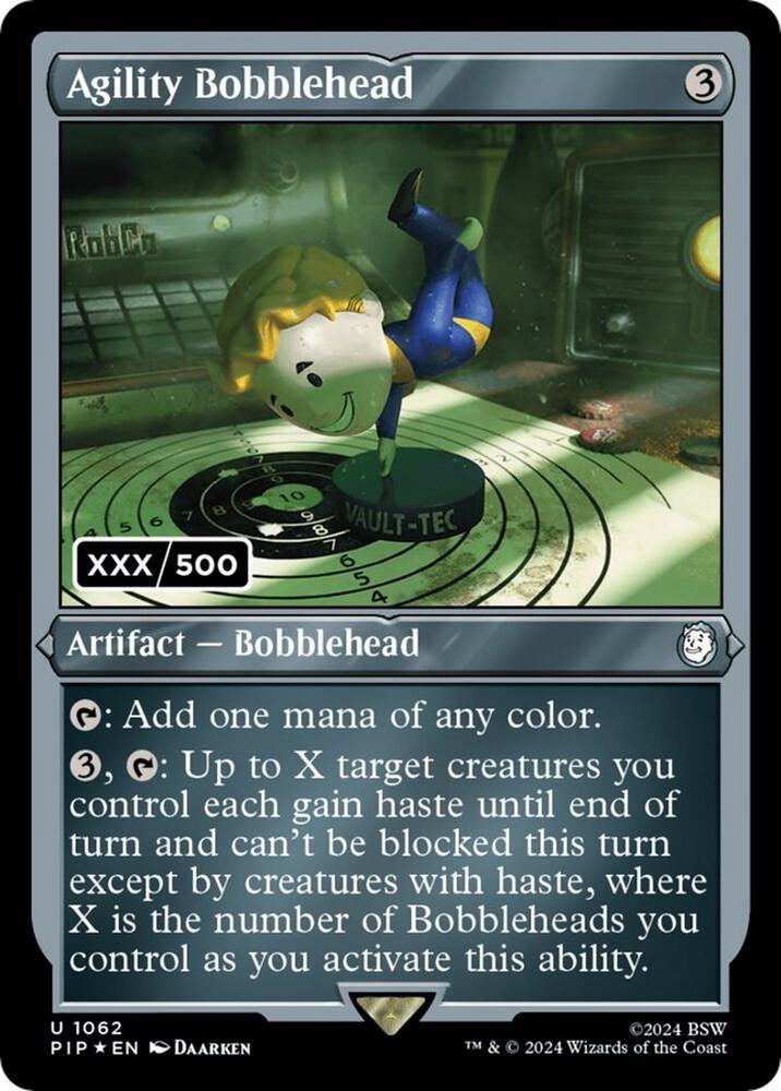 Agility Bobblehead (Serial Numbered) Universes Beyond Fallout