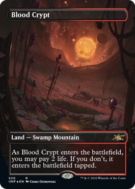 Blood Crypt (Borderless) (Galaxy Foil) Unfinity