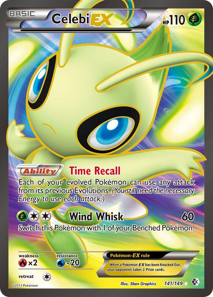 Celebi EX (141 Full Art) Boundaries Crossed