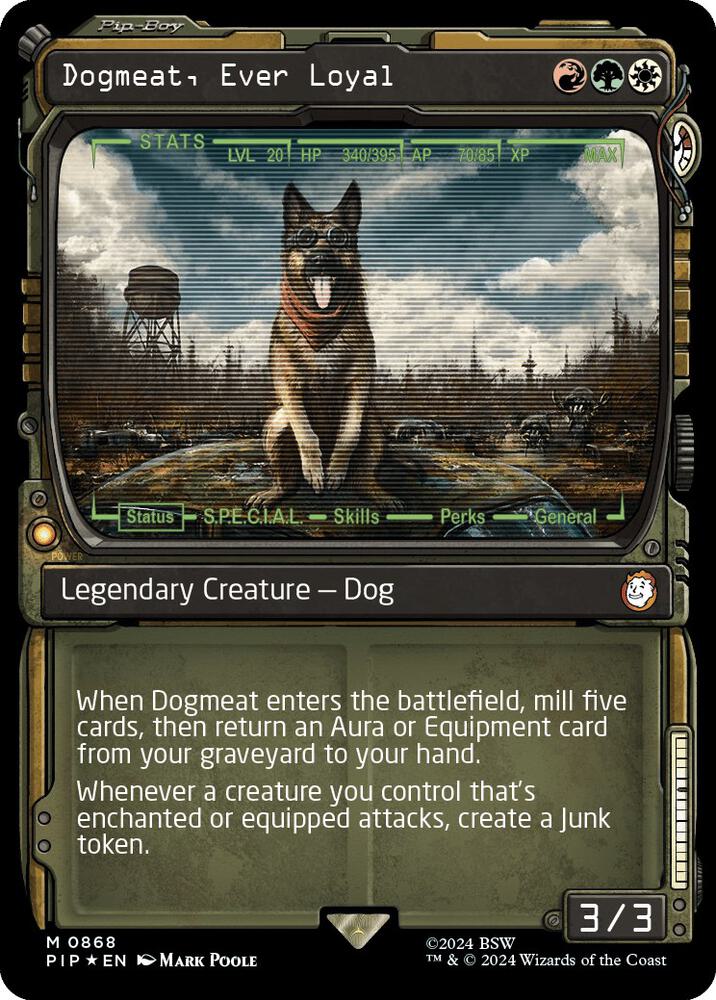 Dogmeat, Ever Loyal (Showcase) (Surge Foil) Universes Beyond Fallout