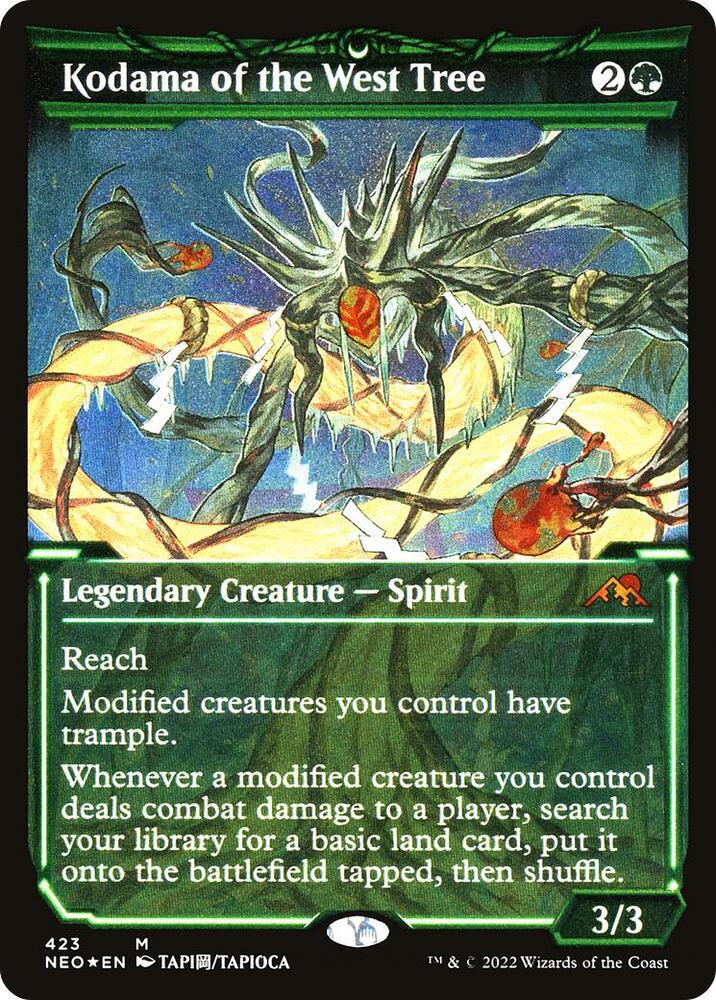 Kodama of the West Tree (Showcase) (Foil Etched) Kamigawa Neon Dynasty