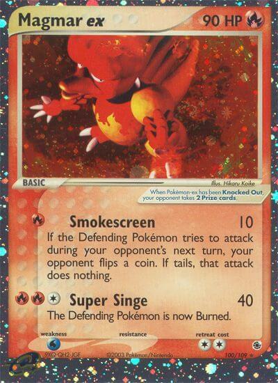 Magmar ex (100) Ruby and Sapphire