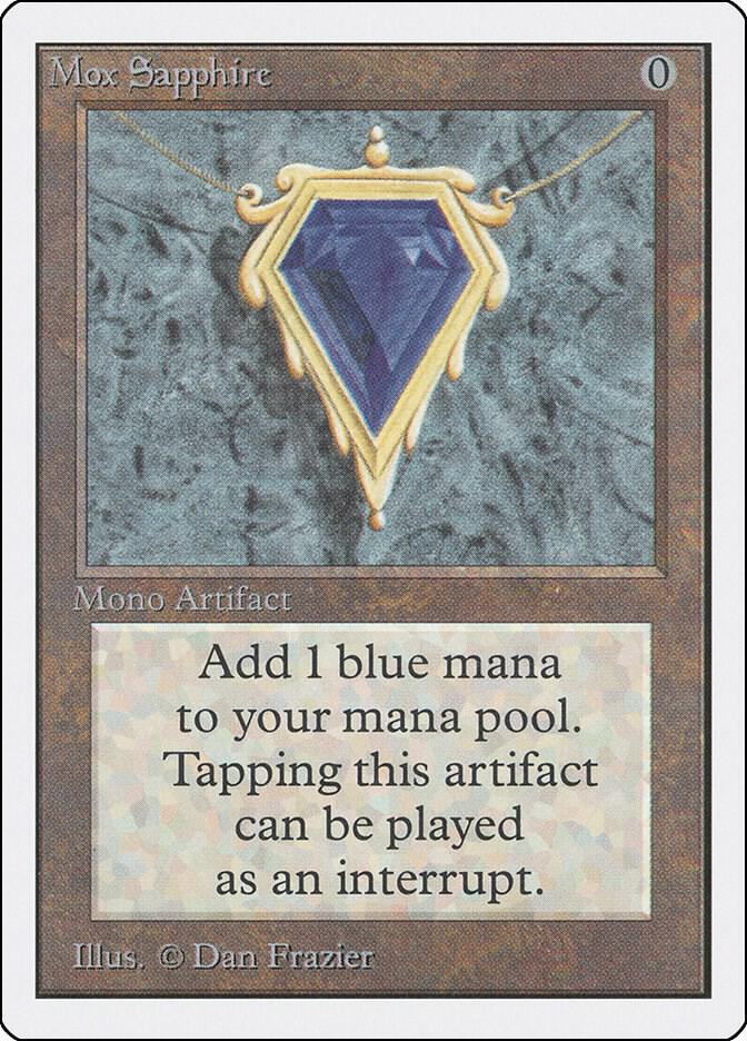 Mox Sapphire (Unlimited Edition 1993)