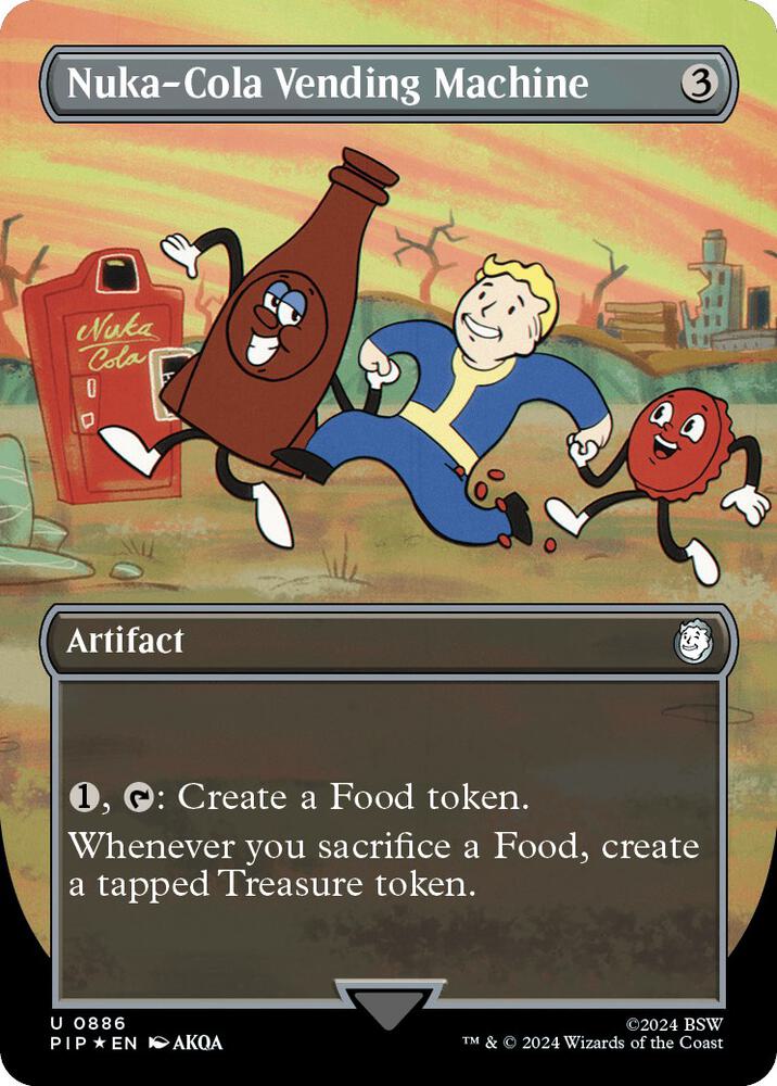 Nuka Cola Vending Machine (Borderless) (Surge Foil) Universes Beyond Fallout