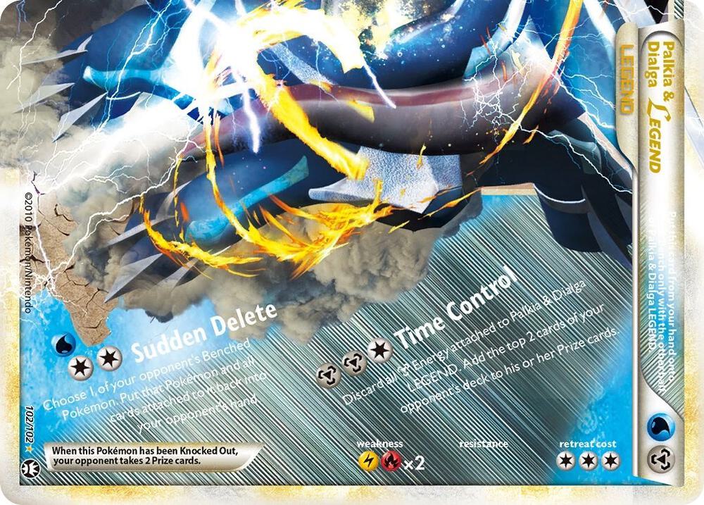 Palkia & Dialga Legend (Bottom) 102 Triumphant