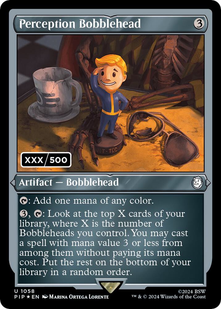 Perception Bobblehead (Serial Numbered) Universes Beyond Fallout