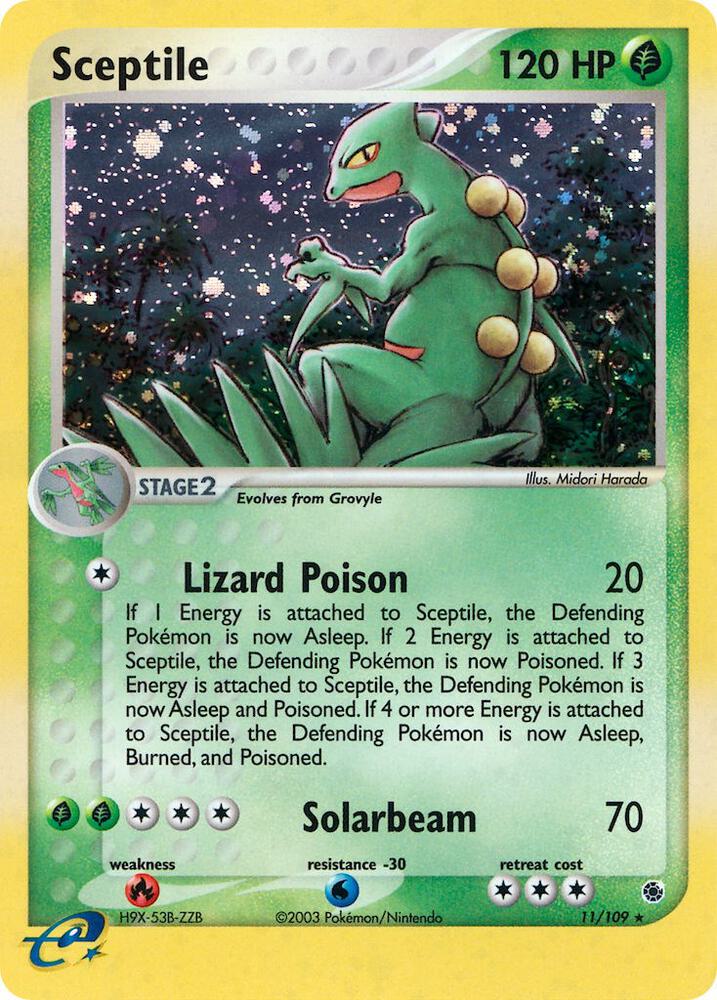 Sceptile (11) Ruby and Sapphire