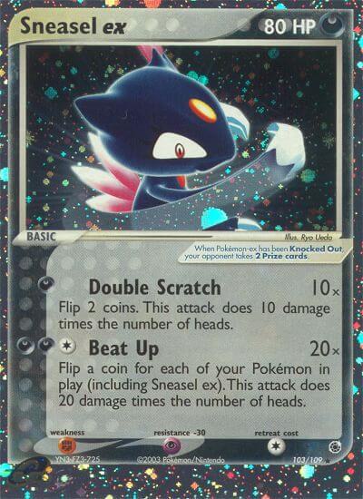 Sneasel ex (103) Ruby and Sapphire