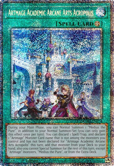 Artmage Academic Arcane Arts Acropolis (Starlight Rare) Duelist's Advance