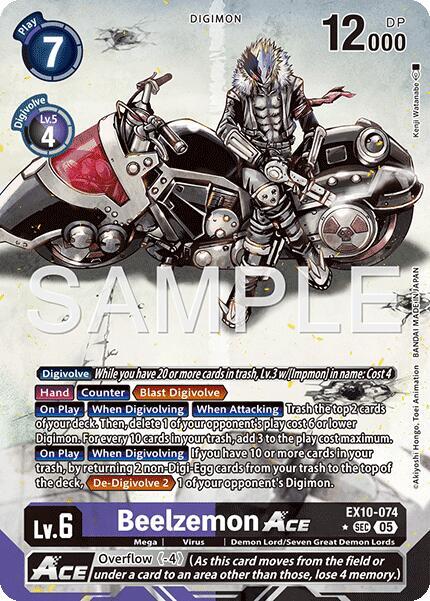 Beelzemon ACE (Alternate Art) Sinister Order