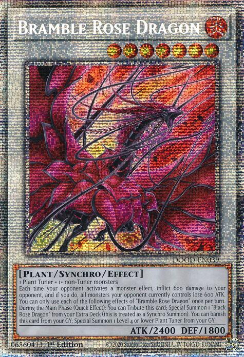 Bramble Rose Dragon (Starlight Rare) Doom of Dimensions